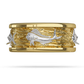 Gold Mahi Mahi Ring by Nautical Treasure
